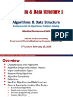 Algorithm & Data Structure I