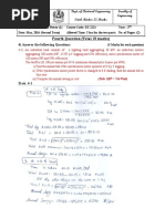 Fourth Question (Total 15 Marks) 4) Answer The Following Questions