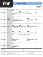 Grade Xi Cbse - Time Table 17