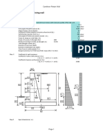 Design of Cantilever Retaining Wall