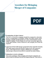 3 Legal Procedure in Mergers