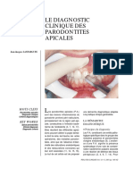 Diagnostic Clinique Des Parodontites Apicales PDF