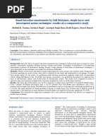 Small Intestine Anastomosis by Full Thickness, Single Layer and Interrupted Suture Technique: Results of A Comparative Study