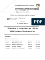 Réalisation Et Commande D'un Véhicule PDF