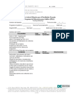 Guia de Visitas Al Maestro Por Parte Del Facilitador de Materia 2 2018-19 ...