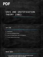 Uses and Gratification Theory