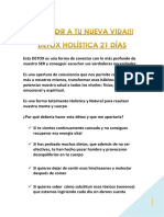 Bienvenid@ A Tu Nueva Vida!!! Détox Holística 21 Días