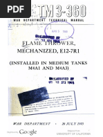 TM 3-360 - Flame Thrower Mechanized E12-7R1 (Installed in Medium Tanks M4A1 and M4A3)