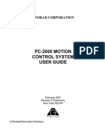 pc2000 Motion Controller User Guide PDF