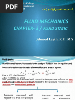 Fluid Mechanics: Chapter-3