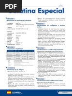 MSDS Gelatina Especial PDF