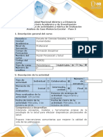 Guía de Actividades y Rúbrica de Evaluación - Paso 3 - Analizar El Caso Violencia Escolar