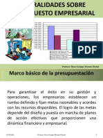 Generalidades Sobre Presupuesto Empresarial PDF