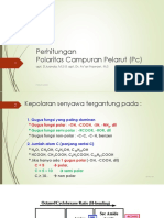 Perhitungan Polaritas Campuran