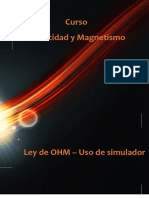 Laboratorio Virtual - Ley de OHM - Uso de Simulador1 20 Oct