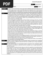 Topic Date Case Title GR No Doctrine: Criminal Procedure 2E