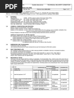 BHEL, Tiruchirapalli-620014. Quality Assurance TECHNICAL DELIVERY CONDITION Product: Steel Castings. (Valves)