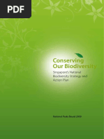 Conserving Our Biodiversity: Singapore's National Biodiversity Strategy and Action Plan