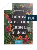 Iubirea Care A Rupt Lumea În Doua