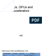 CPUs GPUs Accelerators