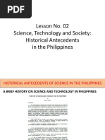 STS 02 - Historical Antecedents in The Philippines