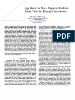 OTEC Rankine Analysis