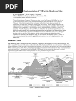 Practical Implementation of VOD at The Henderson Mine: R. Dave Brokering, D.M. Loring, C.J. Rutter