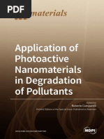 Application of Photoactive Nanomaterials in Degradation of Pollutants