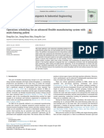 Operations Scheduling For An Advanced Flexible Manufacturing System With Multi-Fixturing Pallets