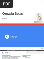 Google Beta Cards - Q2'2020