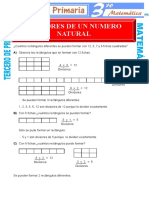 Divisores de Un Numero Natural para Tercero de Primaria