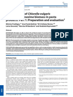 Incorporation of Chlorella Vulgaris and Spirulina Maxima Biomass in Pasta Products. Part 1: Preparation and Evaluation