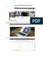 Petunjuk Pendaftaran Program Arabic Online