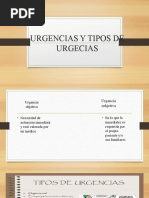 Urgencias y Tipos de Urgencias