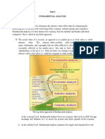 Unit 3 Fundamental Analysis Fundamental Analysis