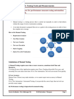 CO5: Test Software For Performance Measure Using Automation Testing Tools