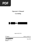 O & IO-540 Oper Manual 60297-10