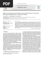 Influence of Temperature and Thickness On The Off-Axis Behaviour of Short Glass Fibre