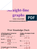 Straight-Line Graphs: Twitter: @owen134866
