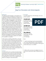 Core Understanding-Core Description and Lithostratigraphy: Background Procedures