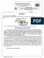 SEMANA 27 e 28 - 26 de Outubro A 07 de Novembro (4º ANO) - Thereza Tarzia