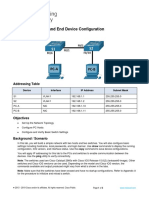 Lab - Basic Switch and End Device Configuration: Topology