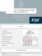 Renacimiento Sistemas Constructivos