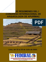 Introduccion Al Libro de Resumenes Del I PDF