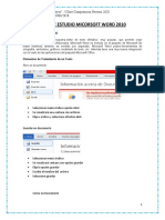 Guia de Estudio Microsoft Word Noveno 2020