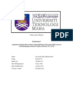 Experiment 5 Analysis of Chlorpyrifos in Water Using Solid-Phase Extraction (SPE) and Gas Chromatography-Electron Capture Detector (GC-ECD)