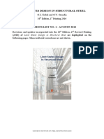 Limit States Design in Structural Steel: Revisions List No. 1 - August 2018