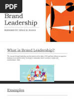 Brand Leadership: Prepared by Zeina El Hasan