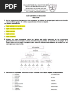 Guía de Repaso Biología 6°