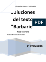 Soluciones Texto Barbarie